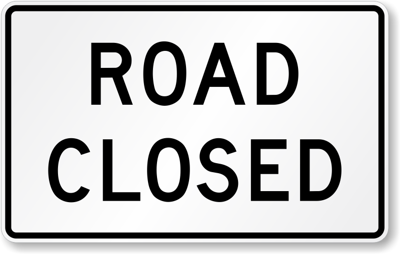 road-closed-sign