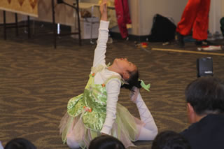 young dancer at Chinese New Year celebration