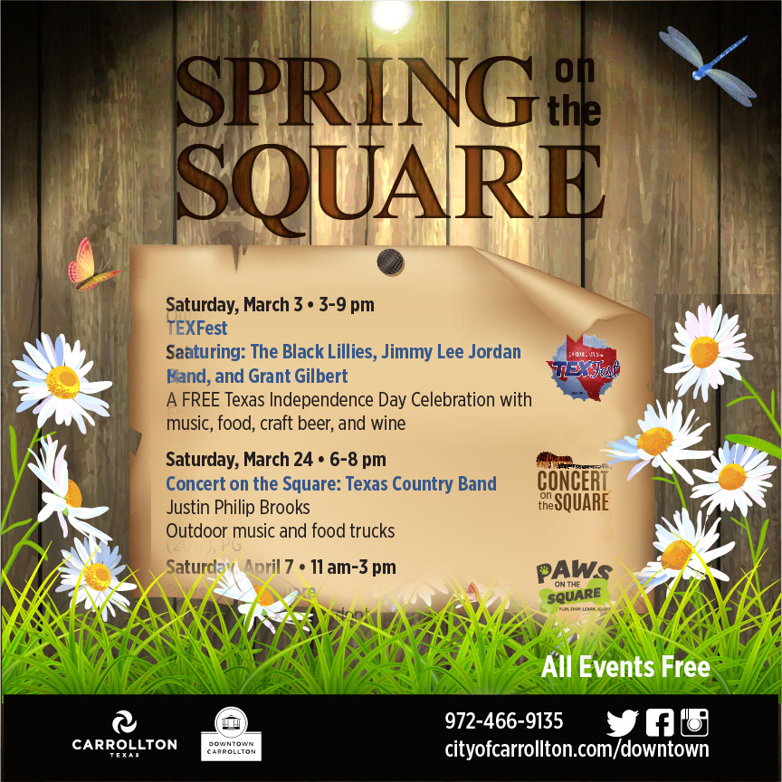 2018 Downtown Spring Events Square