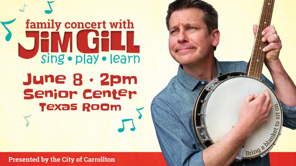 Family Concert with Jim Gill June 8 2pm