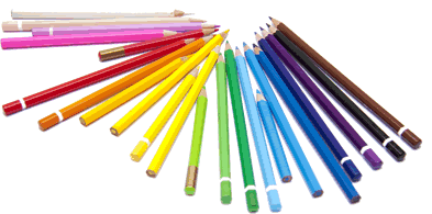 colored pencils