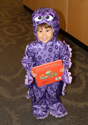 Halloween 2013 purple octopus