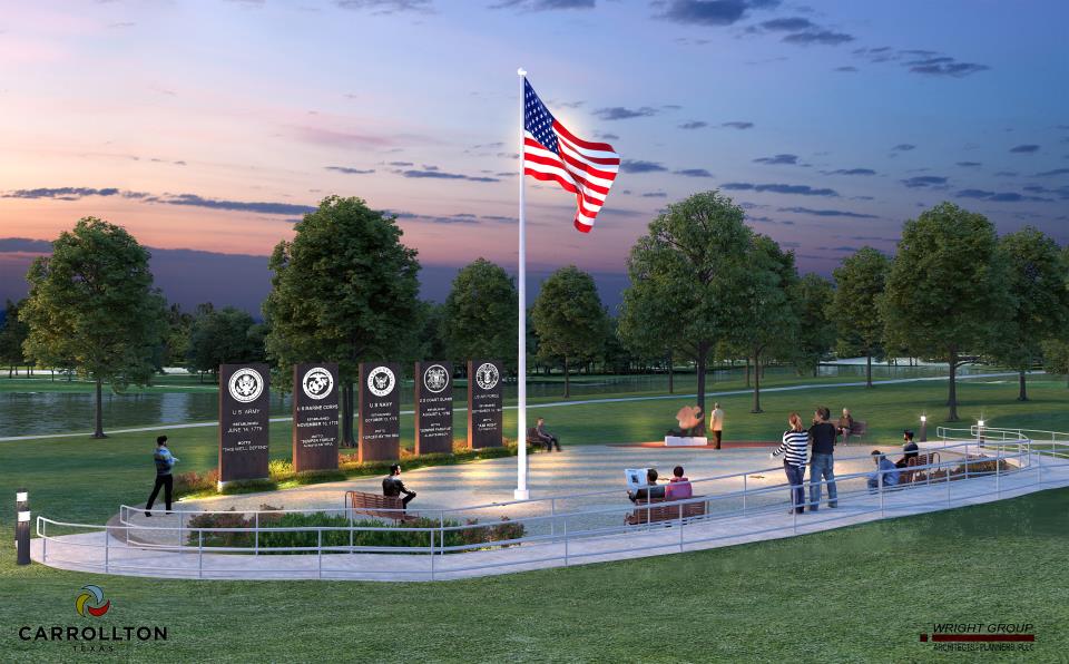 Veterans Memorial Rendering