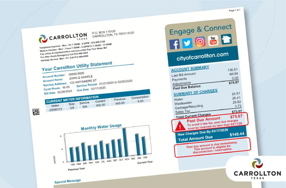 Extended utility bill payment plans and assistance