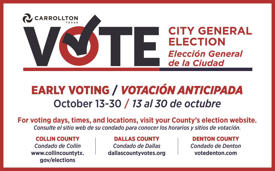 Nov 2020 Election_PARD digital display_Early Voting