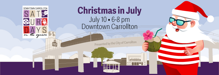 Saturdays on the Square Christmas in July