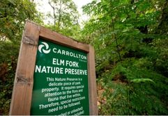 Elm Fork Nature Sign