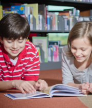 children read a Graphic Novel