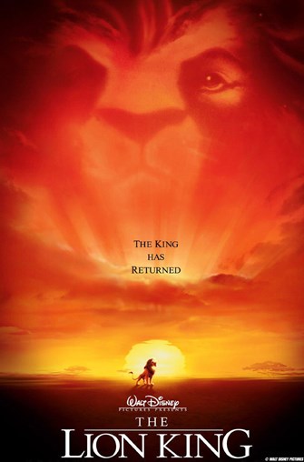 The Lion King movie poster