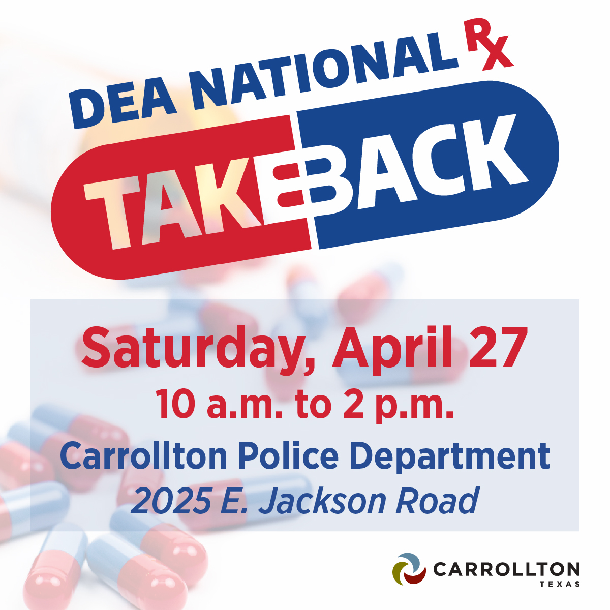 April 2024 Drug Take Back Event_Instagram