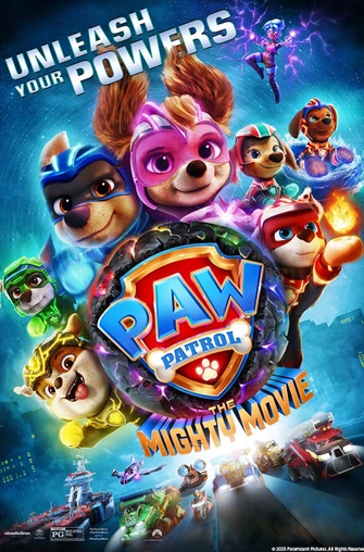 PAW Patrol The Mighty Movie poster