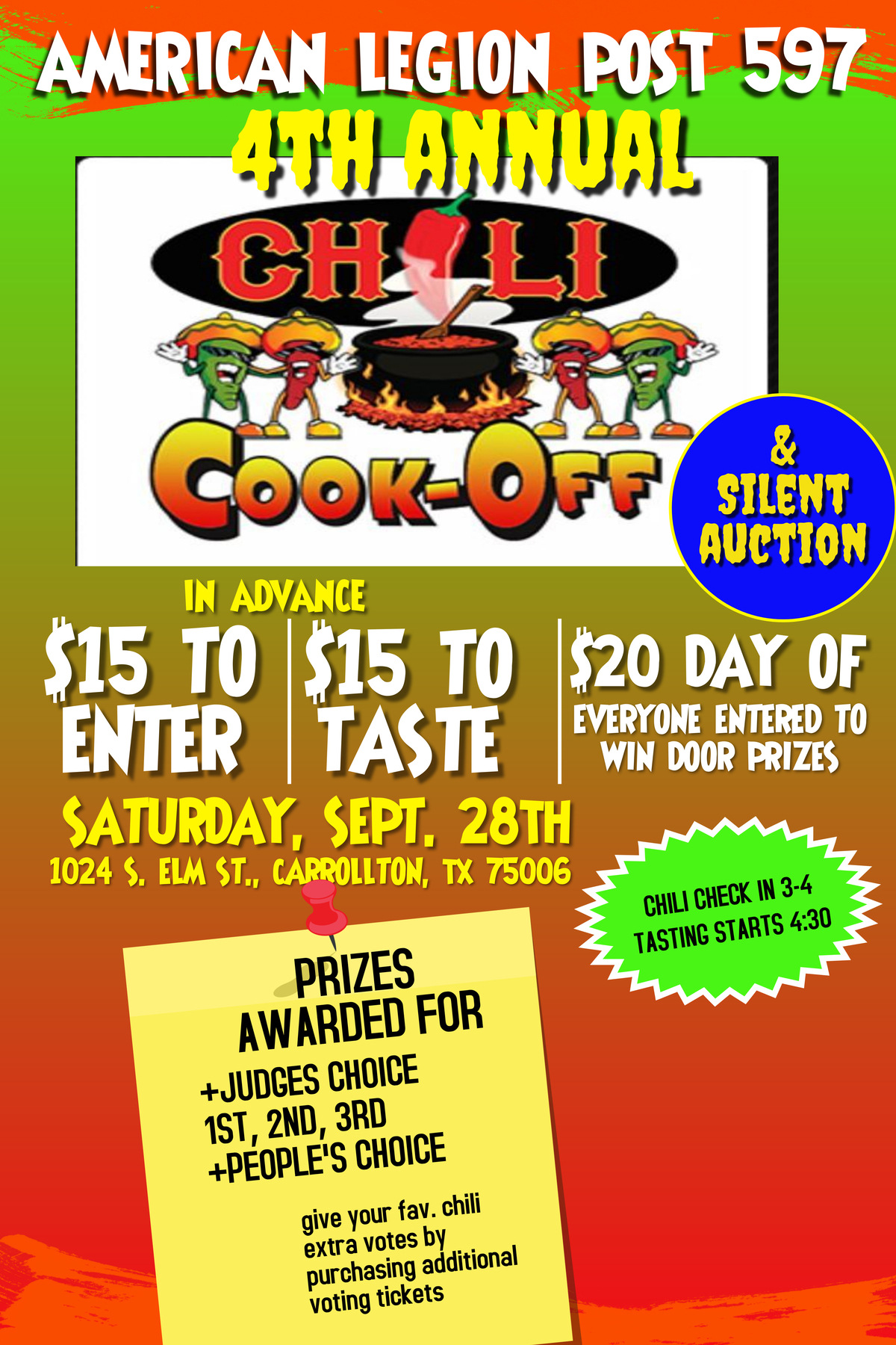 Chili Cook Off 2024