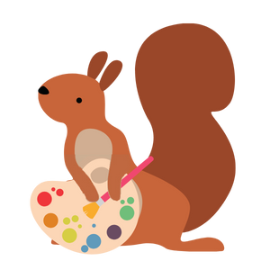 Earth Day art contest squirrel