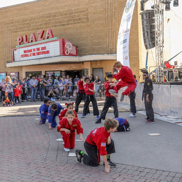 In Front of Stage Square Sidekicks