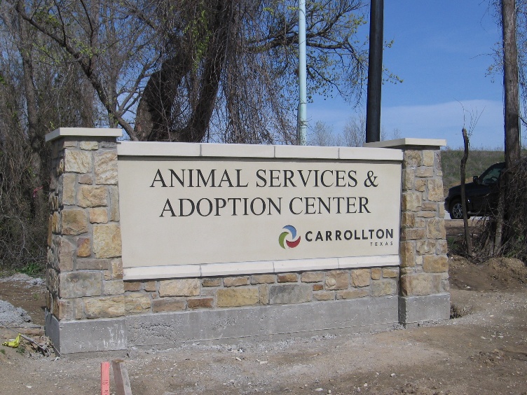 Animal Adoption Center Monument Sign