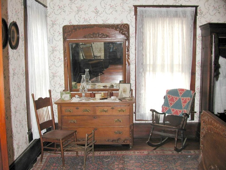 Museum rocking chair exhibit