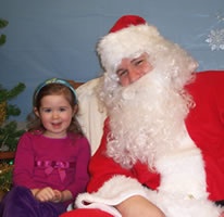 Santa visit during 12 Days of Winter Break