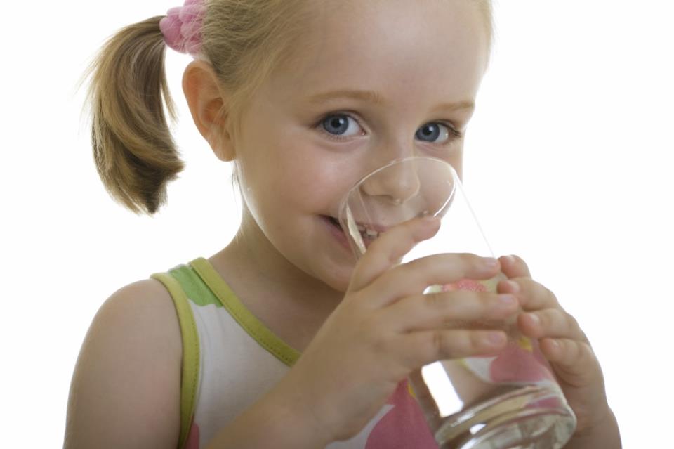 Girl Drinking Water 2