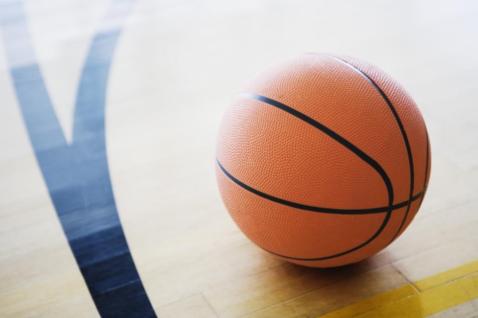 Basketball on Court